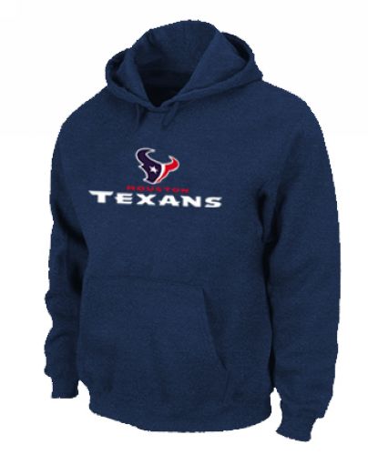 NFL Men's Nike Houston Texans Authentic Logo Pullover Hoodie - Navy